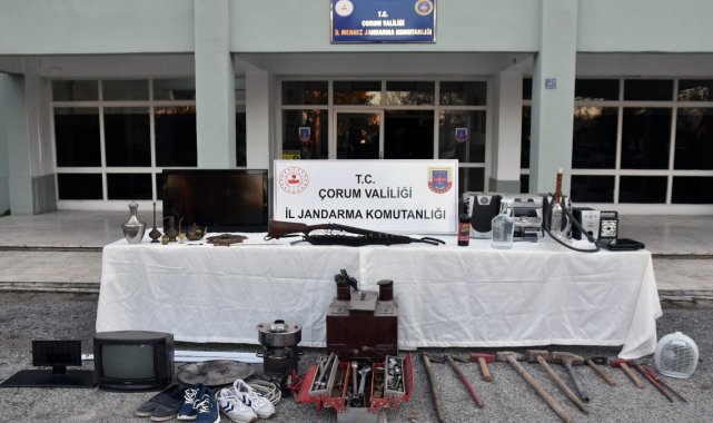 Jandarma özel ekipleri 26 ayrı hırsızlık olayını aydınlattı