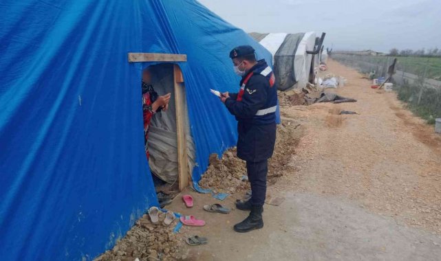 Jandarmadan düzensiz göçe yönelik huzur uygulaması