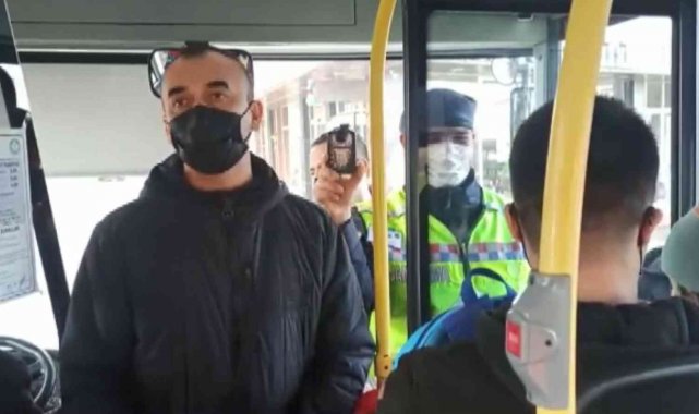 Jandarmadan toplu taşıma araçlarına sivil kıyafetli denetim