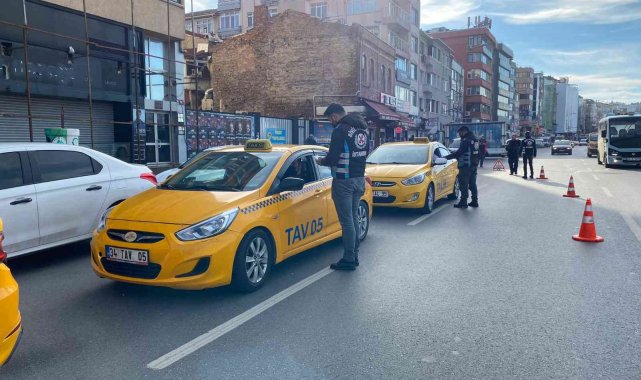 Kadıköy'de taksicilere yeni yılın ilk iş gününde ceza yağdı