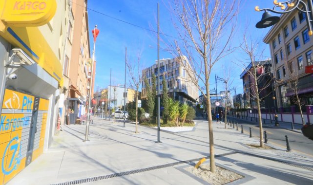 Kağıthane Meydanı'nda 3. etap çalışmaları da tamamlandı