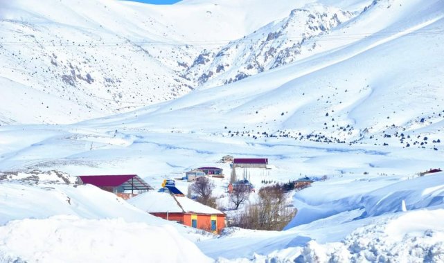 Kahramanmaraş'ta kar manzarası eşsiz güzellikler sunuyor