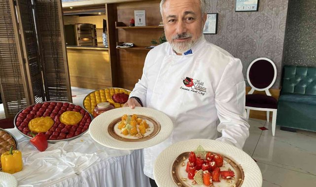 Kaliforniya biberinden baklava Türk mutfağında
