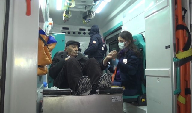 Kalp hastası yaşlı adam için zorlu mücadele