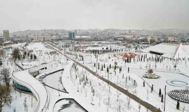 Kar Altındağ'a çok yakıştı