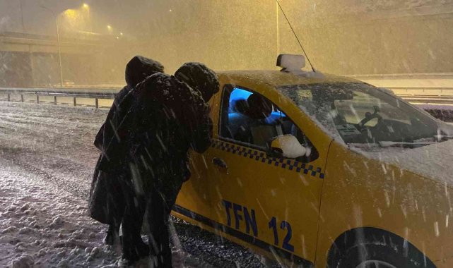 Kar çilesine bir de otobüs çilesi eklendi