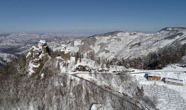 Kar, güzelliğine güzellik kattı