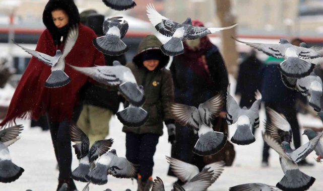 Kar, Kayseri'ye çok yakıştı