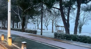 Kar yağışı kuruyan İznik gölü için umut oldu