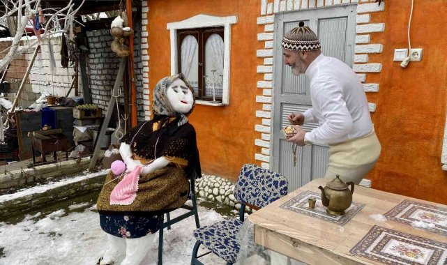 Kar'a sevdalı adam yine çıldırdı