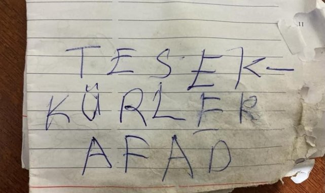 Kara saplanan aracı kurtardılar, teşekkür yazısı ile moral buldular