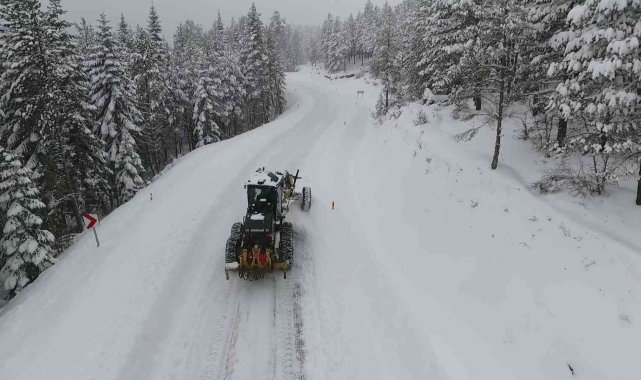 Karabük'te kapalı köy yolu sayısı 98'e indi