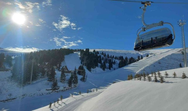 Karadeniz kış turizminin gözde kayak merkezinde sezon başladı