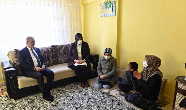 Karaloğlu ailesi yetim ailelerini ziyarete devam ediyor