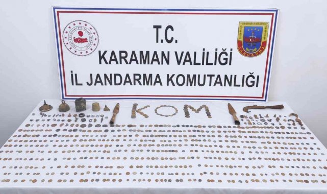 Karaman'da tarihi eser operasyonu