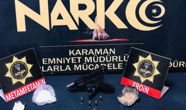 Karaman'da uyuşturucu ticaretine 1 tutuklama