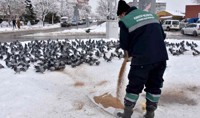 Karatay&#039;da 24 saat kar mesaisi
