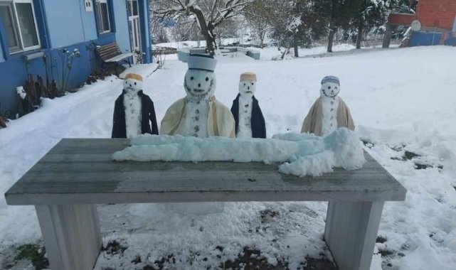 Kardan cemaat görenleri şaşırttı