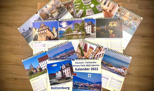 Kardeş şehir Rottenburg'tan Yalova'ya özel takvim