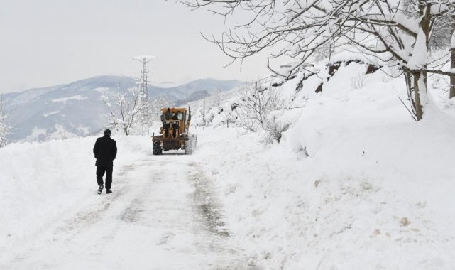 Karla büyük mücadele: 435 mahalle yolundan 427'si açıldı