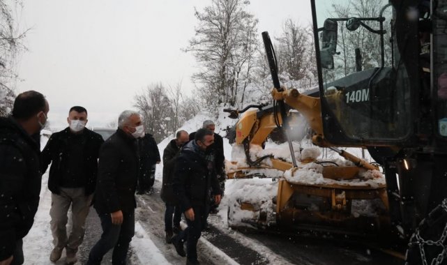 Karla kaplanlarına teşekkür
