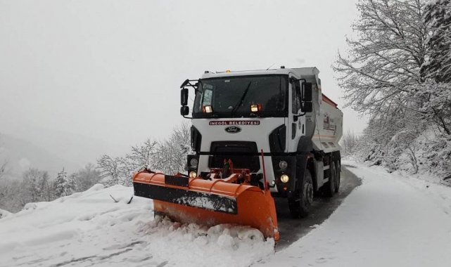 Karla mücadelede 10 ekip sahada
