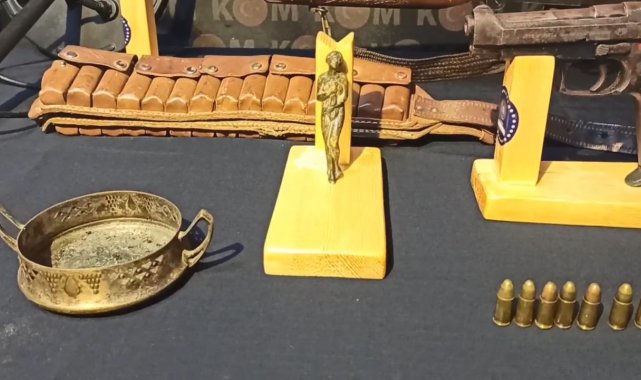 Kastamonu'da tarihi eser operasyonu: Kadın figürü ele geçirildi