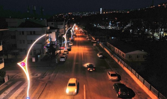Kayaş Caddesi ışıl ışıl oldu
