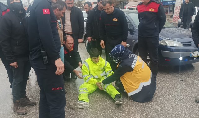 Kayganlaşan yol kazaya neden oldu: 1 yaralı