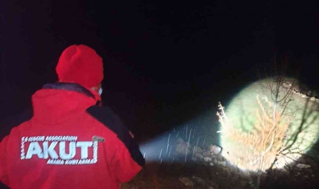 Kayıp avcı için arama çalışması yapıldı