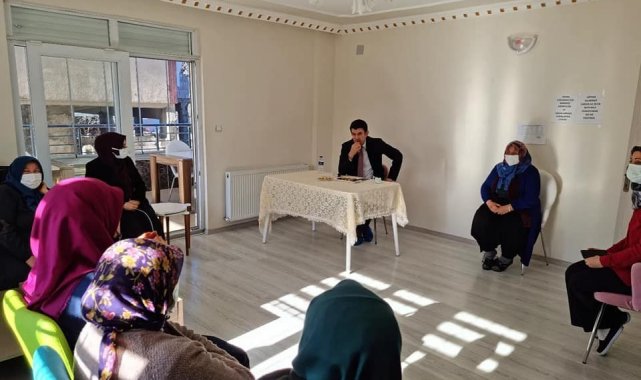 Kaymakam Ayrancı, kursiyerlerle bir araya geldi