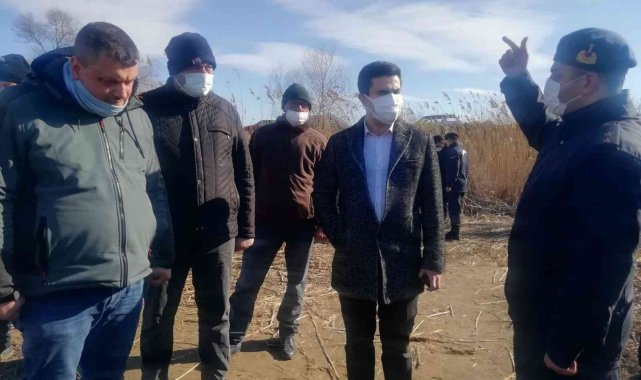 Kaymakam Çelik, kayıp balıkçıyı arama çalışmalarını yakından takip ediyor