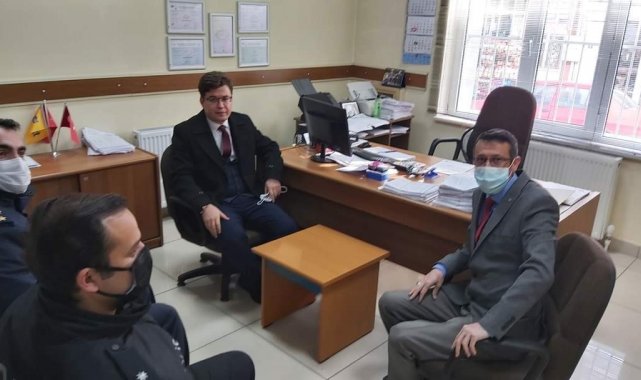 Kaymakam Düzgün, SGK&#039;nın çalışmaları hakkında bilgi aldı