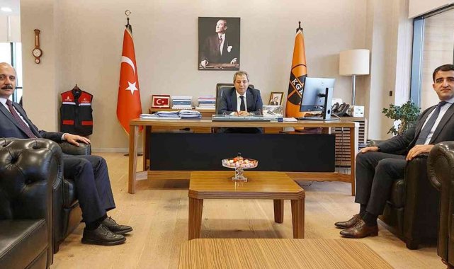 Kaymakam Sevgili ve Başkan Doğru'dan Fidan'a ziyaret