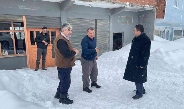 Kaymakamdan kar temizleme çalışmalarına yakın takip