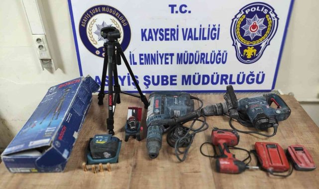 Kayseri&#039;de 80 polis ile hırsızlık operasyonu: 8 gözaltı