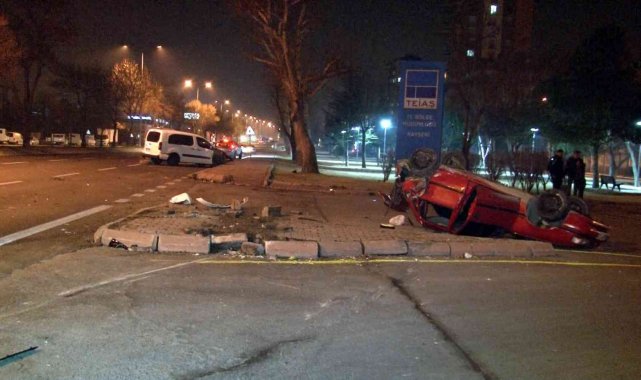 Kayseri'de trafik kazası: 4 yaralı
