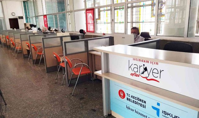 Keçiören'deki Kariyer Ofisi ile bin 500'den fazla vatandaşa iş imkanı