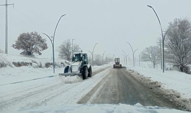 Keles'te eğitime kar engeli