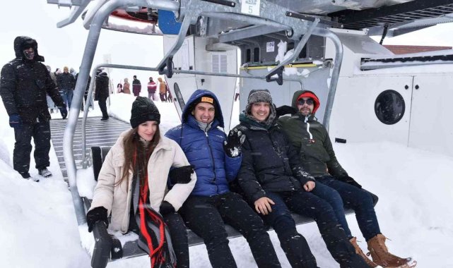 Keltepe Kayak Merkezinde sömestr hareketliliği
