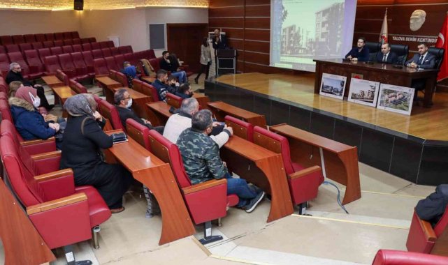 Kentsel dönüşümde hak sahibi vatandaşlarla toplantılar başladı