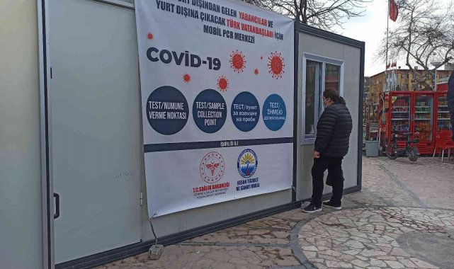 Keşan'da yurtdışına çıkışlar için mobil PCR birimi kuruldu