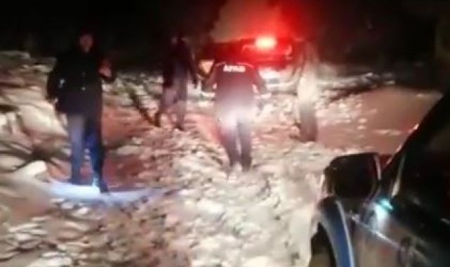 Kestel Dağı'nda mahsur kalan 4 kişiyi AFAD kurtardı