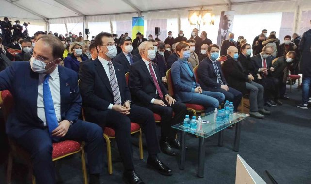 Kılıçdaroğlu ve Akşener Beylikdüzü'nde açılış ve temel atma törenine katıldı