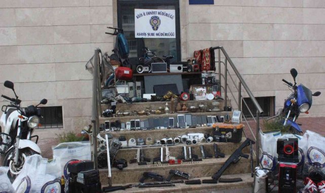 Kilis&#039;te, hırsızlık ve uyuşturucu çetesine büyük darbe