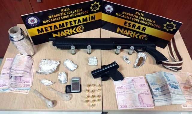 Kilis&#039;te uyuşturucu operasyonu