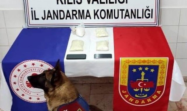 Kilis'teki uyuşturucu operasyonunda 2 tutuklama