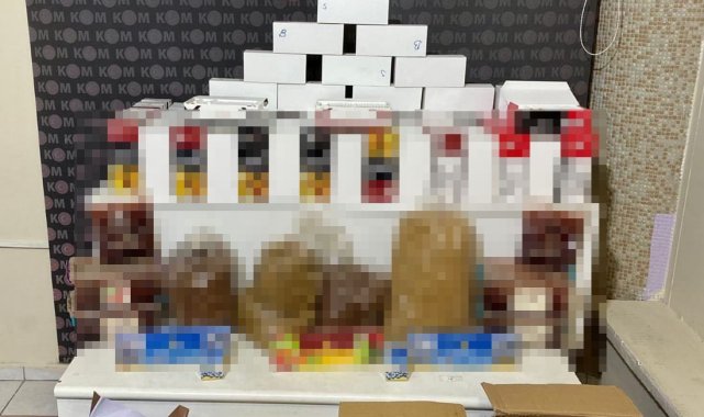 Kırıkkale'de 102 kilogram kaçak tütün ve 10 binlerce makaron ele geçirildi