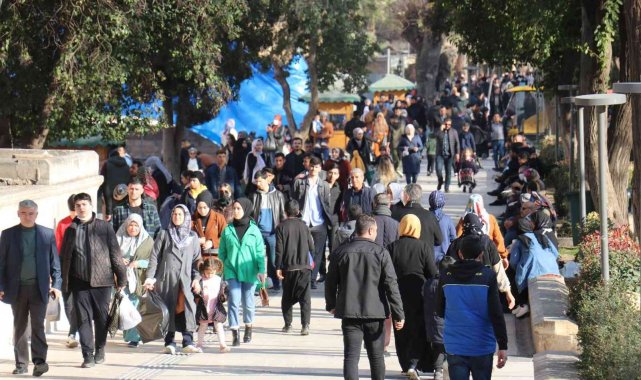 Kış ortasında güneşin tadını çıkardılar
