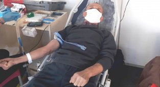 Kızılay'ın kan bağışı tırı Hisarcık'ta